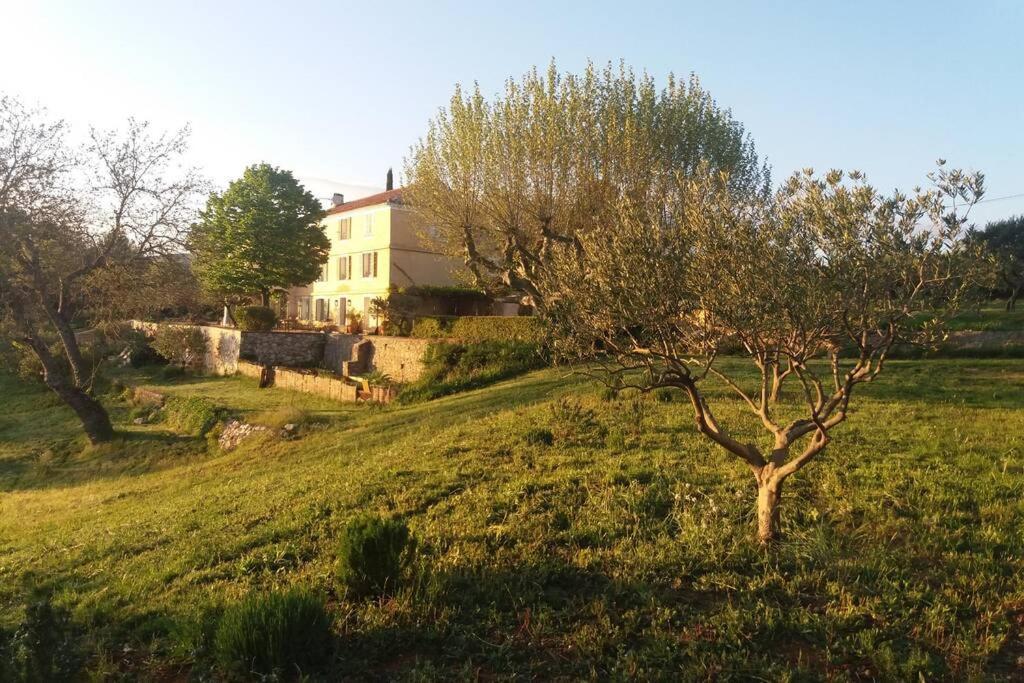 Bastide Au Milieu Des Vignes Et Des Oliviers Aups Villa Exterior photo